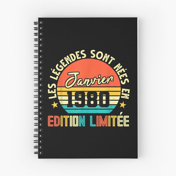 Item preview, Les Legendes Sont Nees En Janvier 1980 42th Birthday  designed and sold by mchargue12.