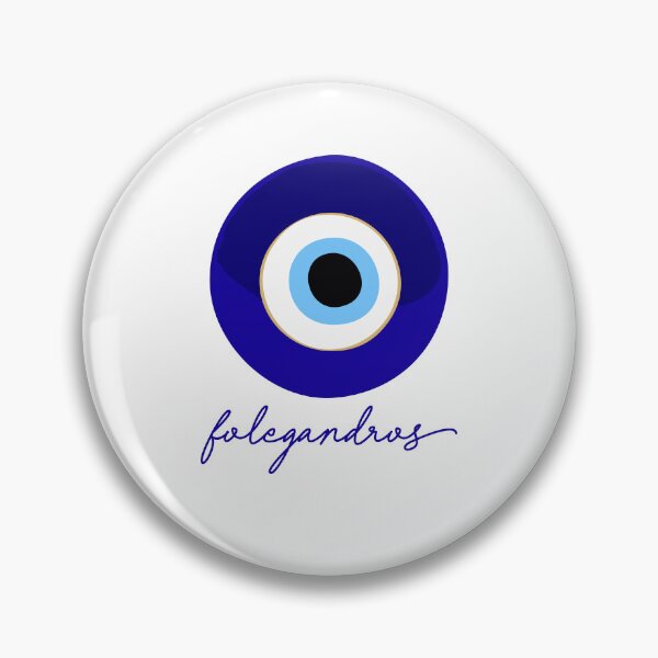 Item preview, FOLEGANDROS - GREECE, EVIL EYE, Mati blue white. designed and sold by angelisart.