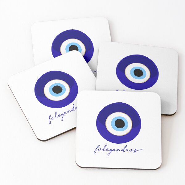 Item preview, FOLEGANDROS - GREECE, EVIL EYE, Mati blue white. designed and sold by angelisart.