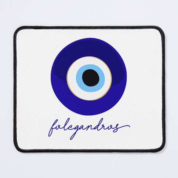 Item preview, FOLEGANDROS - GREECE, EVIL EYE, Mati blue white. designed and sold by angelisart.