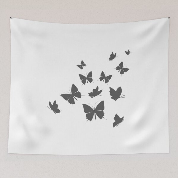 Item preview, Dark Grey Butterflies designed and sold by safiaraoof.