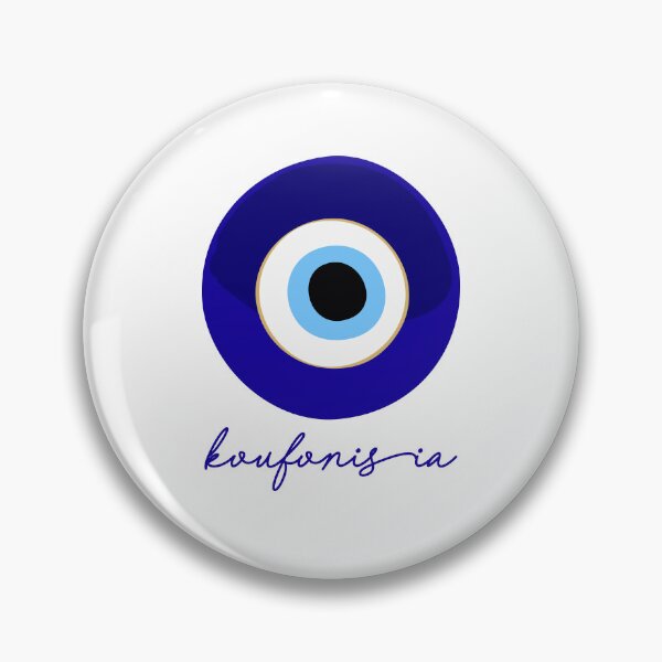 Item preview, KOUFONISIA - GREECE, EVIL EYE, Mati blue white. designed and sold by angelisart.