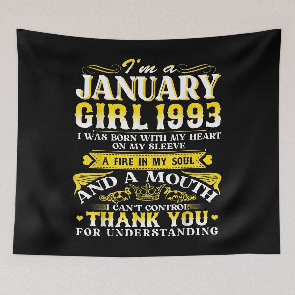 Item preview, January Girls 1993 Birthday Gift 29 Years Old Made In 1993  designed and sold by mchargue12.