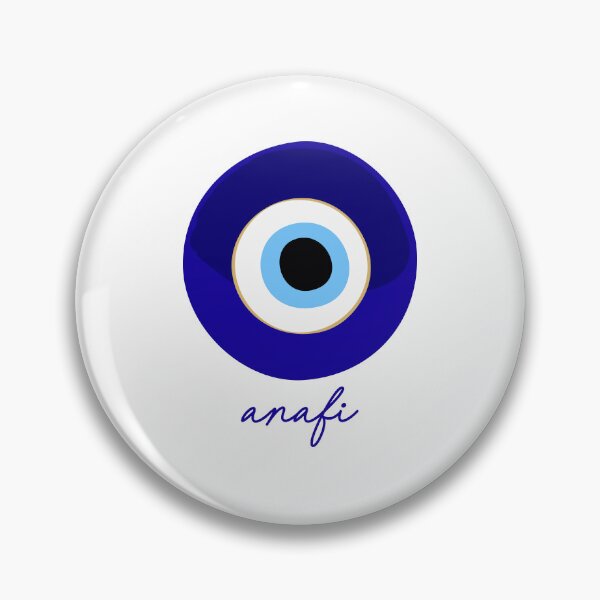 Item preview, ANAFI - GREECE, EVIL EYE, Mati blue white. designed and sold by angelisart.