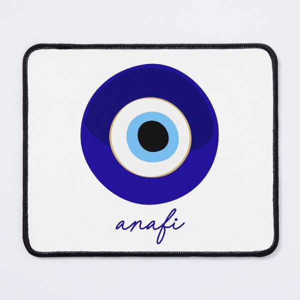 Item preview, ANAFI - GREECE, EVIL EYE, Mati blue white. designed and sold by angelisart.