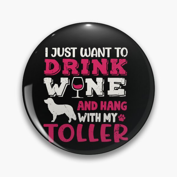 Item preview, Nova Scotia Toller Dog Dad Mom And Drink Wine designed and sold by rafaeltto.