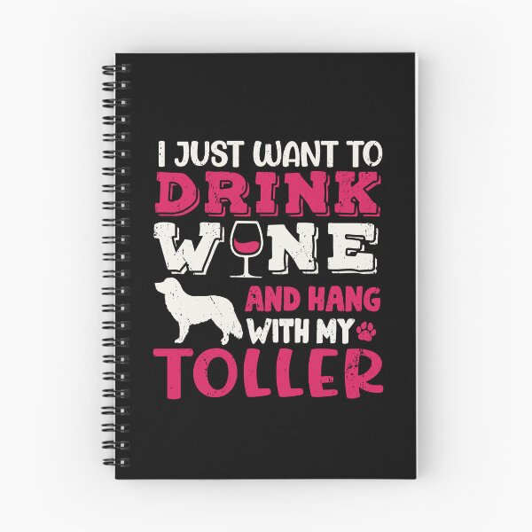 Item preview, Nova Scotia Toller Dog Dad Mom And Drink Wine designed and sold by rafaeltto.