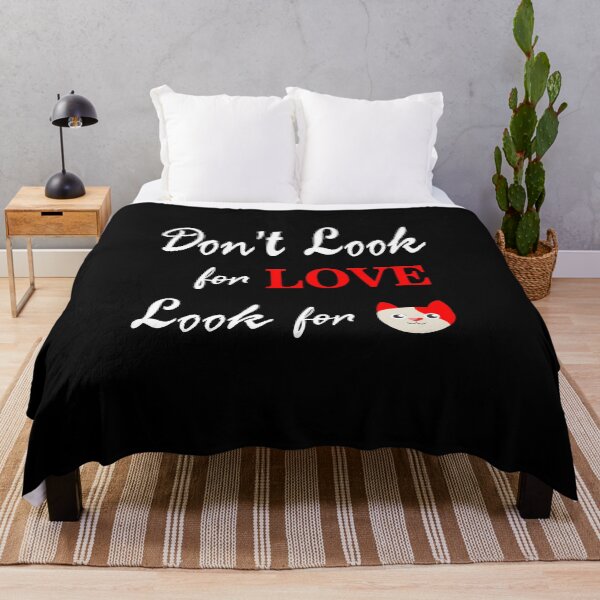 Item preview, dont look for love look for cats t-shirts designed and sold by binkashop.