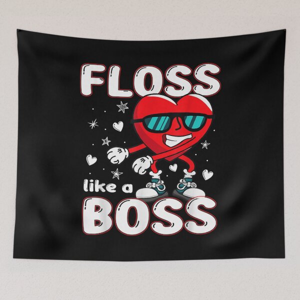 Item preview, Heart Flossing Floss Like A Boss Valentines Day Boys Girls  designed and sold by mchargue12.