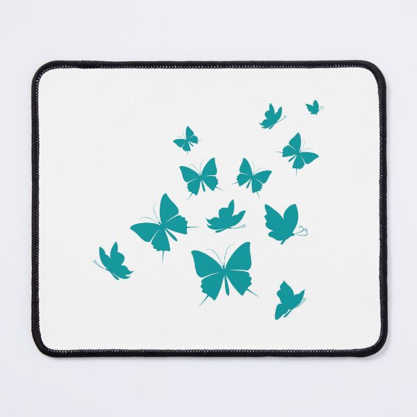 Item preview, Dark Turquoise Butterflies designed and sold by safiaraoof.