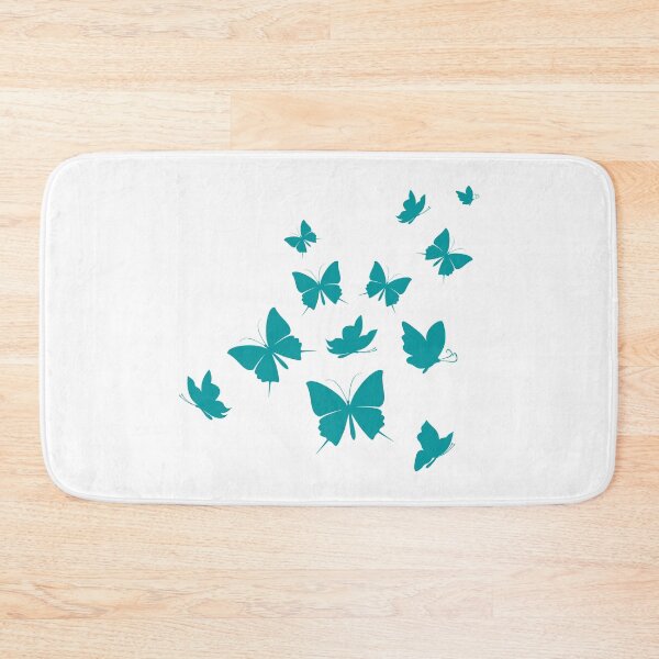 Item preview, Dark Turquoise Butterflies designed and sold by safiaraoof.