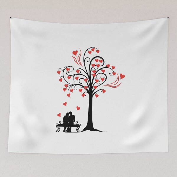 Item preview, tree of love with lovely couple designed and sold by AlinNova.