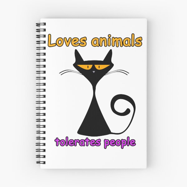 Item preview, Ama a los animales Tolera a las personas Gato designed and sold by YourStore76.