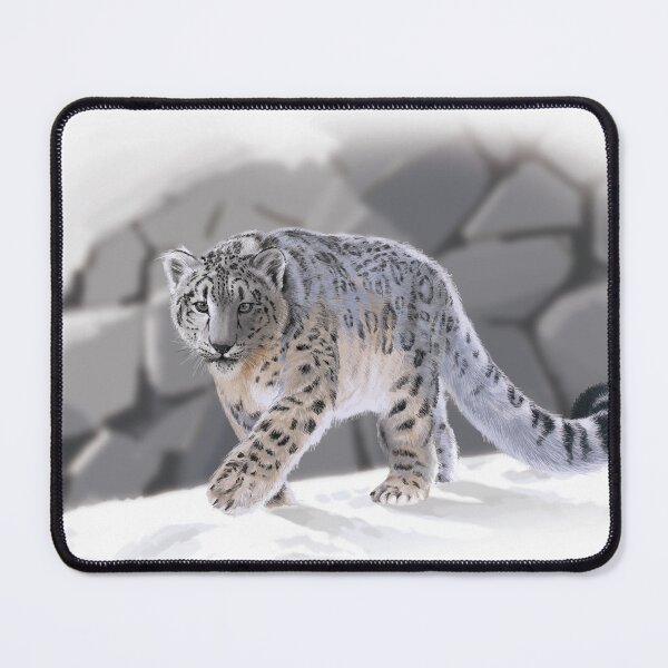Item preview, Snow Leopard drawing designed and sold by LeoXiang.