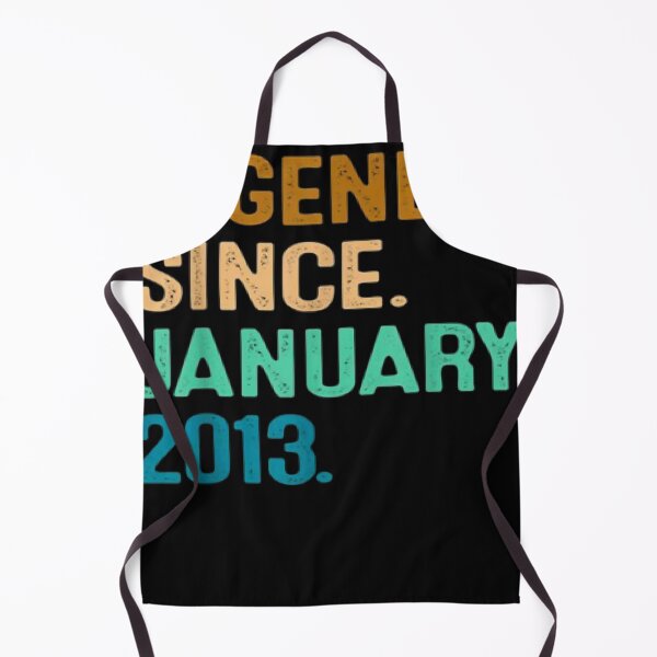 Item preview, Legend Since January 2013 9 Years Old Awesome Retro Vintage 9th Birthday Gift  designed and sold by selimane.