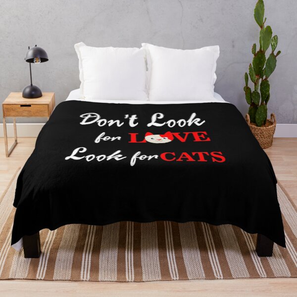 Item preview, dont look for love look for cats t-shirts designed and sold by binkashop.