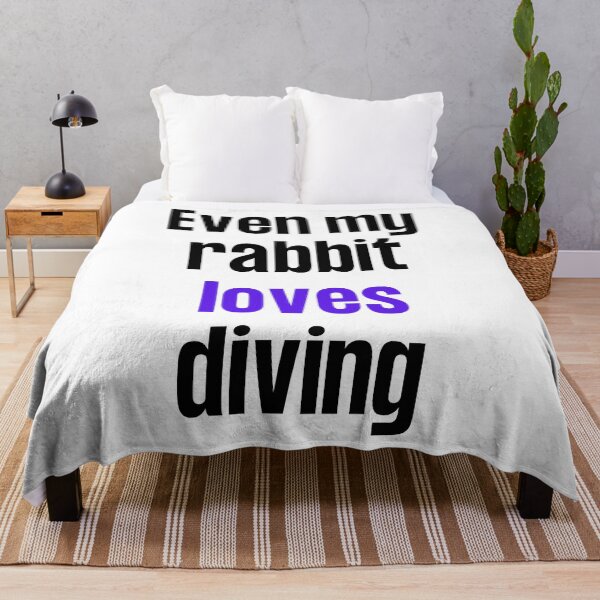 Item preview, Even my rabbit loves diving designed and sold by TheGreenGoat.