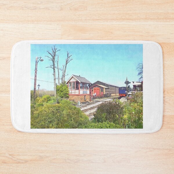 Item preview, The Signal Box At Tenterden Station designed and sold by Trevor Harvey Art.