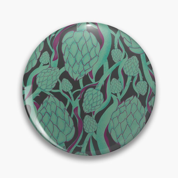 Item preview, Dark green artichokes flower  designed and sold by Deviarty.