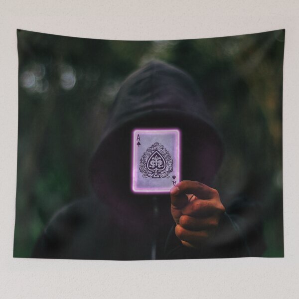 Item preview, Mystery man - Glowing Ace of Spades designed and sold by Edpod.