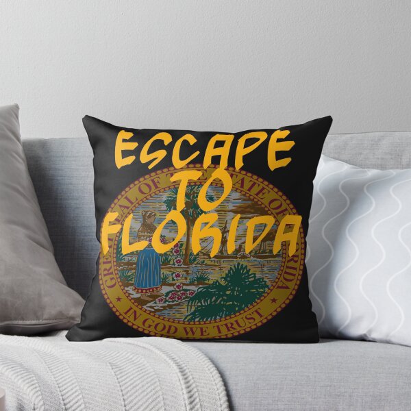 Item preview, Escape to Florida text over Florida seal designed and sold by Areashor.