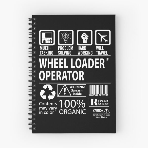 Item preview, Wheel Loader Operator T Shirt - MultiTasking Certified Job Gift Item Tee designed and sold by oslandefren.