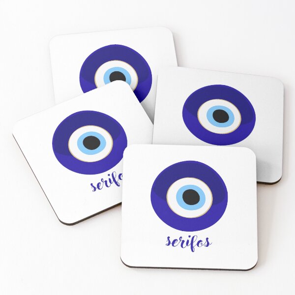 Item preview, SERIFOS - GREECE, EVIL EYE, Mati blue white. designed and sold by angelisart.