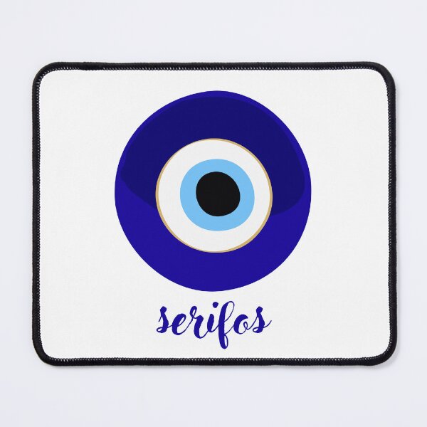 Item preview, SERIFOS - GREECE, EVIL EYE, Mati blue white. designed and sold by angelisart.