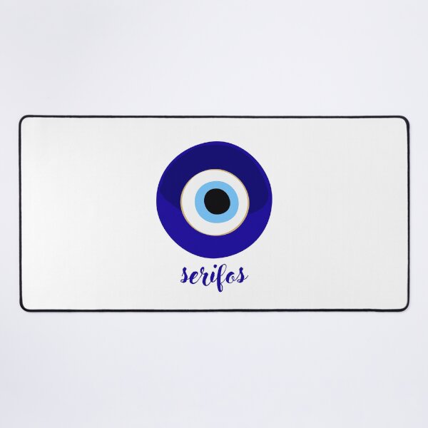 Item preview, SERIFOS - GREECE, EVIL EYE, Mati blue white. designed and sold by angelisart.