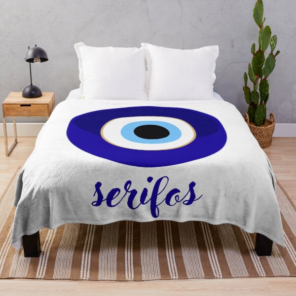 Item preview, SERIFOS - GREECE, EVIL EYE, Mati blue white. designed and sold by angelisart.