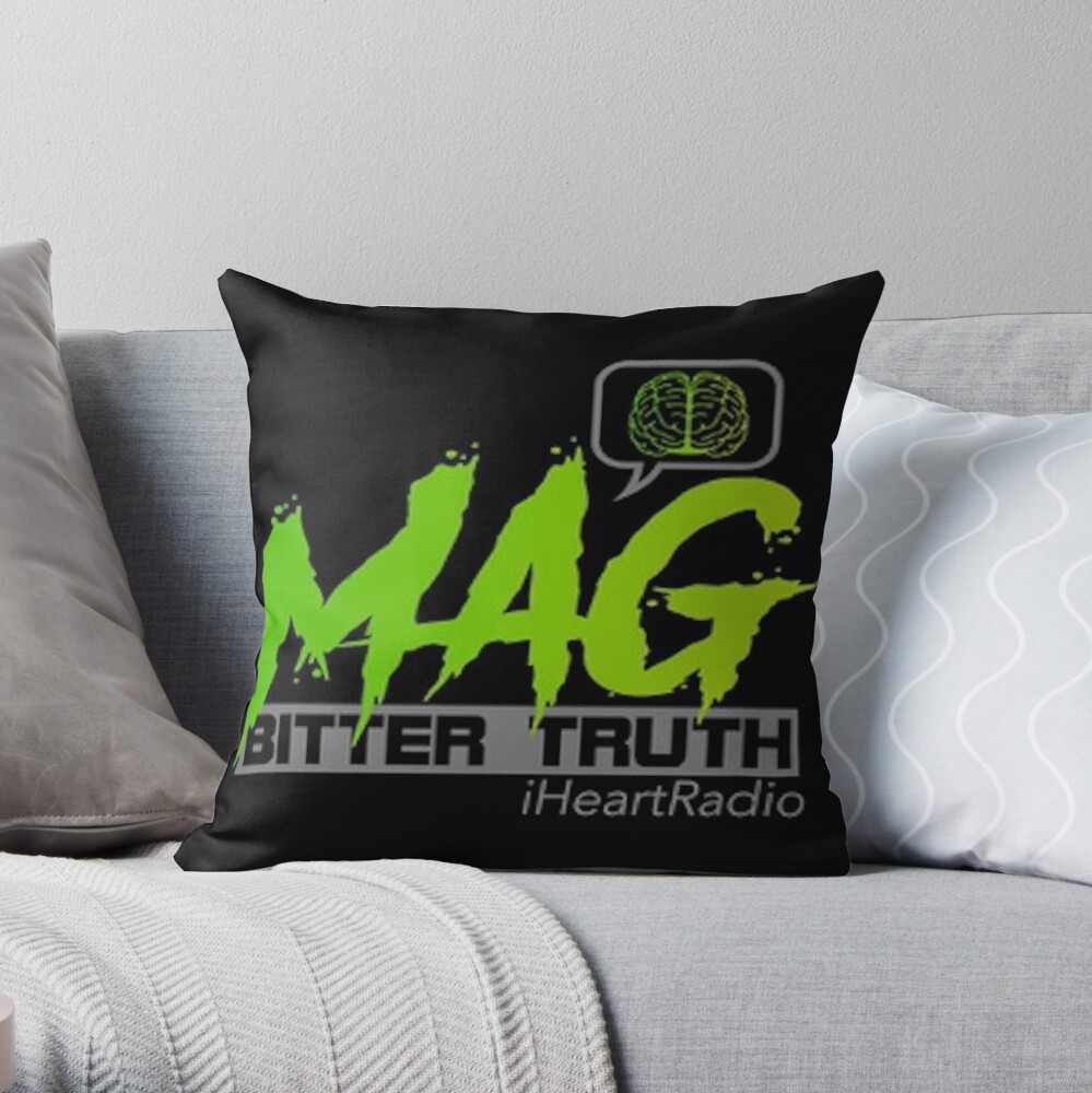 Item preview, Throw Pillow designed and sold by MAGBITTERTRUTH.