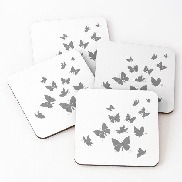 Item preview, Grey Butterflies designed and sold by safiaraoof.