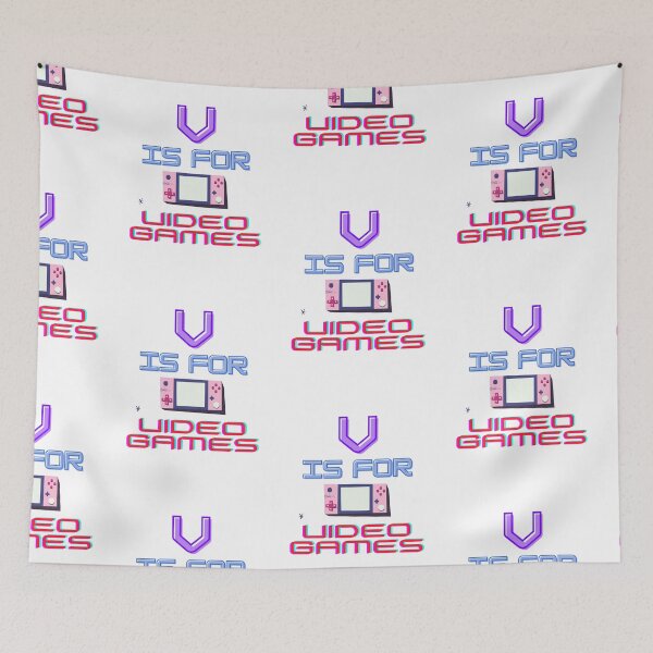 Item preview, V IS FOR VIDEO GAMES designed and sold by YasmaShop.
