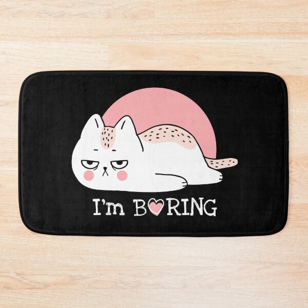 Item preview, I'm Boring Cat T-Shirt designed and sold by Tayadesigns.