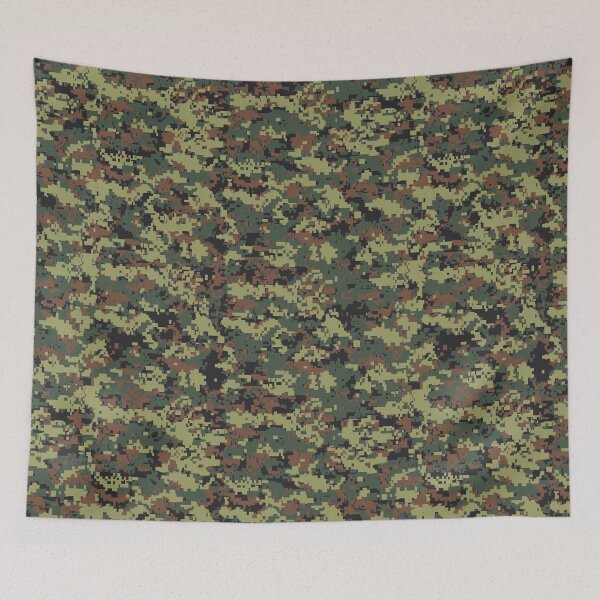 Item preview, Pixel Camouflage Pattern Allover Print designed and sold by Timcito.