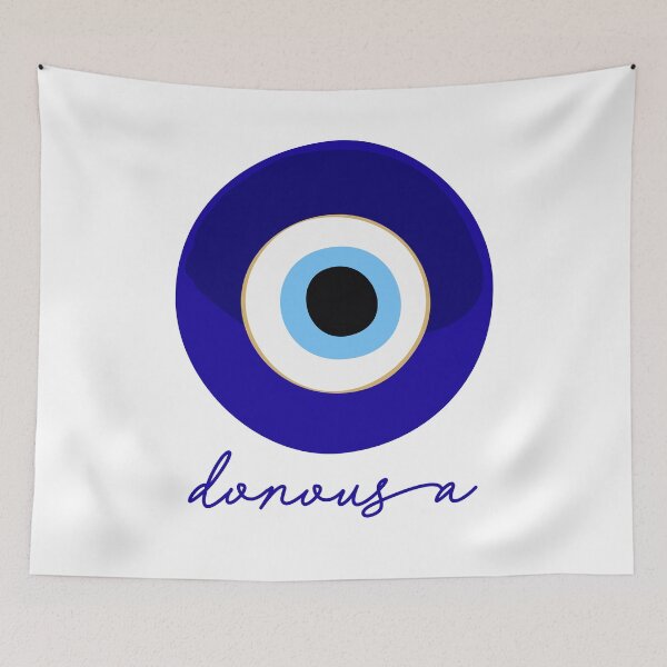Item preview, DONOUSA - GREECE, EVIL EYE, Mati blue white. designed and sold by angelisart.