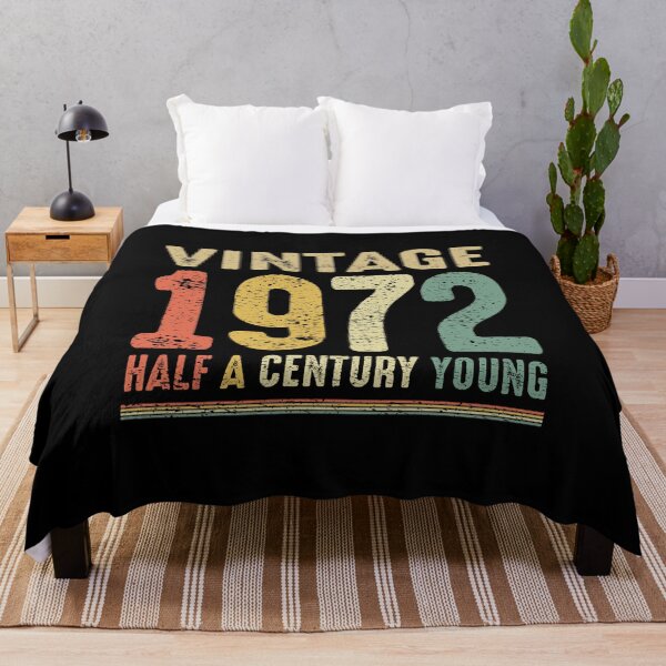 Item preview, Vintage 1972 50th Birthday Half a Century Young designed and sold by TastefulTees.