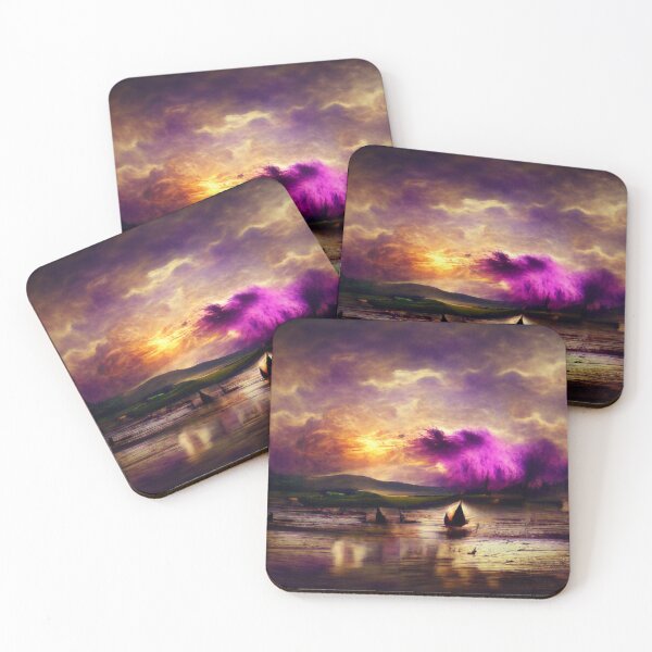 Item preview, Purple Clouds Thunder Nature art Work. designed and sold by Sloyar.