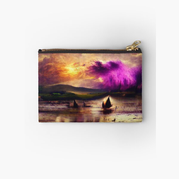 Item preview, Purple Clouds Thunder Nature art Work. designed and sold by Sloyar.