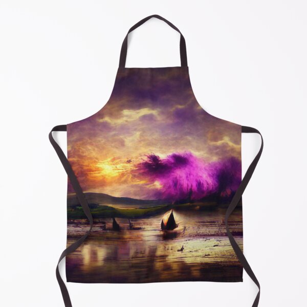 Item preview, Purple Clouds Thunder Nature art Work. designed and sold by Sloyar.