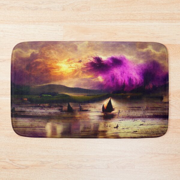 Item preview, Purple Clouds Thunder Nature art Work. designed and sold by Sloyar.