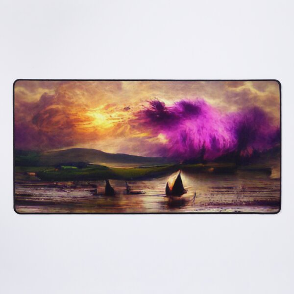 Item preview, Purple Clouds Thunder Nature art Work. designed and sold by Sloyar.