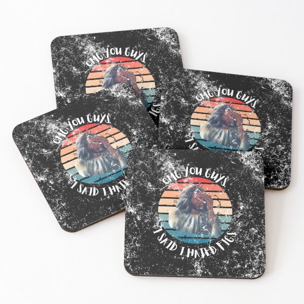 Item preview, OMG You Guys I Said I Hated Figs LGBT Jesus Meme Vintage Sunset Grunge Effect In Black designed and sold by LuckyKermit.