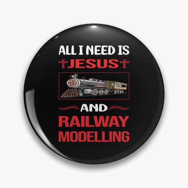 Item preview, Funny Jesus Railway Modelling Model Railroading Train Trains designed and sold by SunnyShop123.