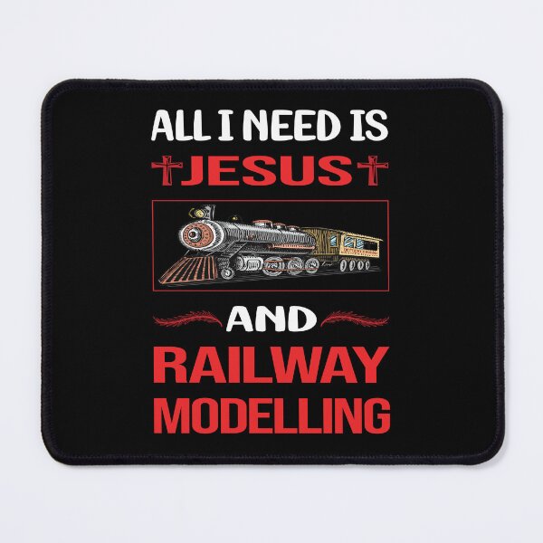 Item preview, Funny Jesus Railway Modelling Model Railroading Train Trains designed and sold by SunnyShop123.