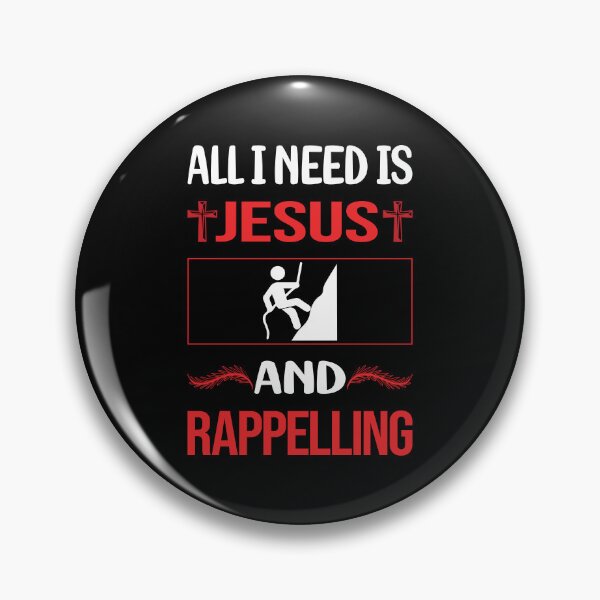 Item preview, Funny Jesus Rappelling Rappel designed and sold by SunnyShop123.