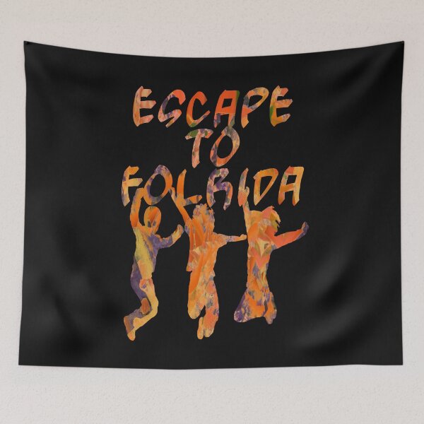 Item preview, Escape to Florida colourful text design designed and sold by Areashor.
