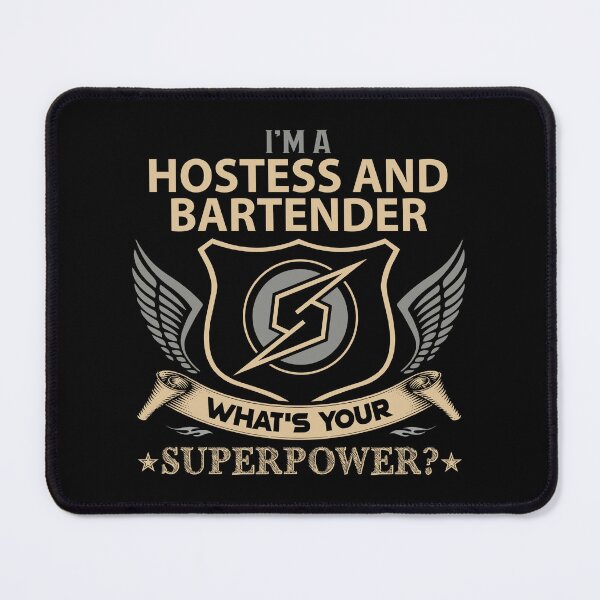Item preview, Hostess And Bartender T Shirt - What Is Your Superpower Job Gift Item Tee designed and sold by tamburroallena.