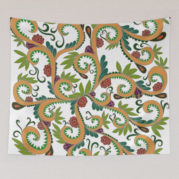 Item preview, Christmas Palette doodle by Heather Nafe Art designed and sold by HeatherNafeArt.