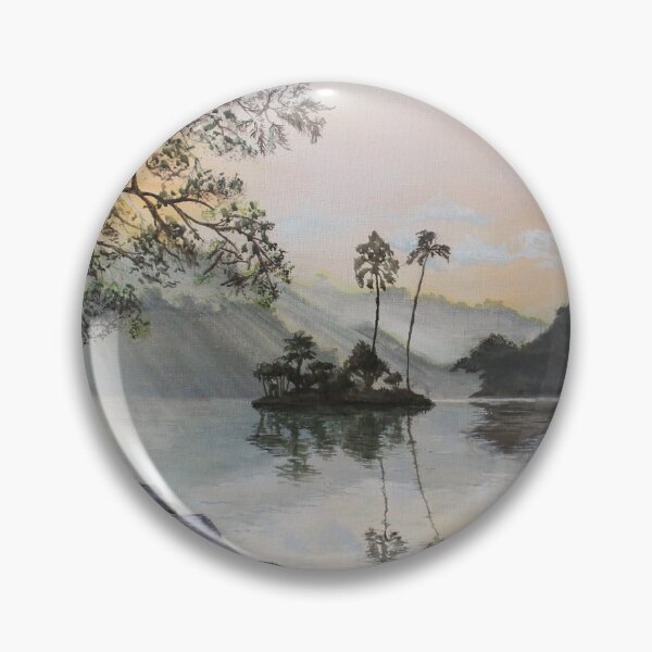 Artikelvorschau, Kandy Lake Runde Malerei entworfen und verkauft von FascinoStudios.